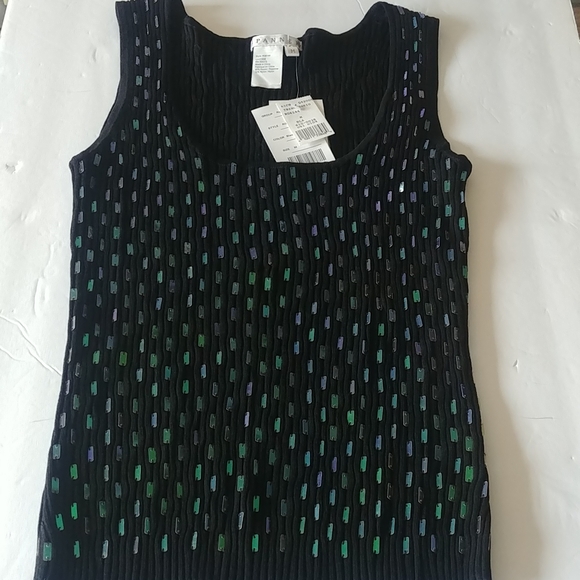 Spanner Ladies Sequence Tank Top NWT Size Medium Stretches Material - Picture 4 of 14